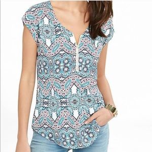 Paisley Print Top
